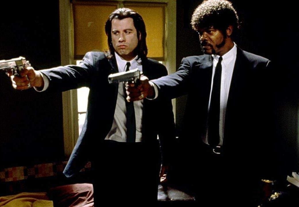 John Travolta and Samuel L Jackson in Pulp Fiction