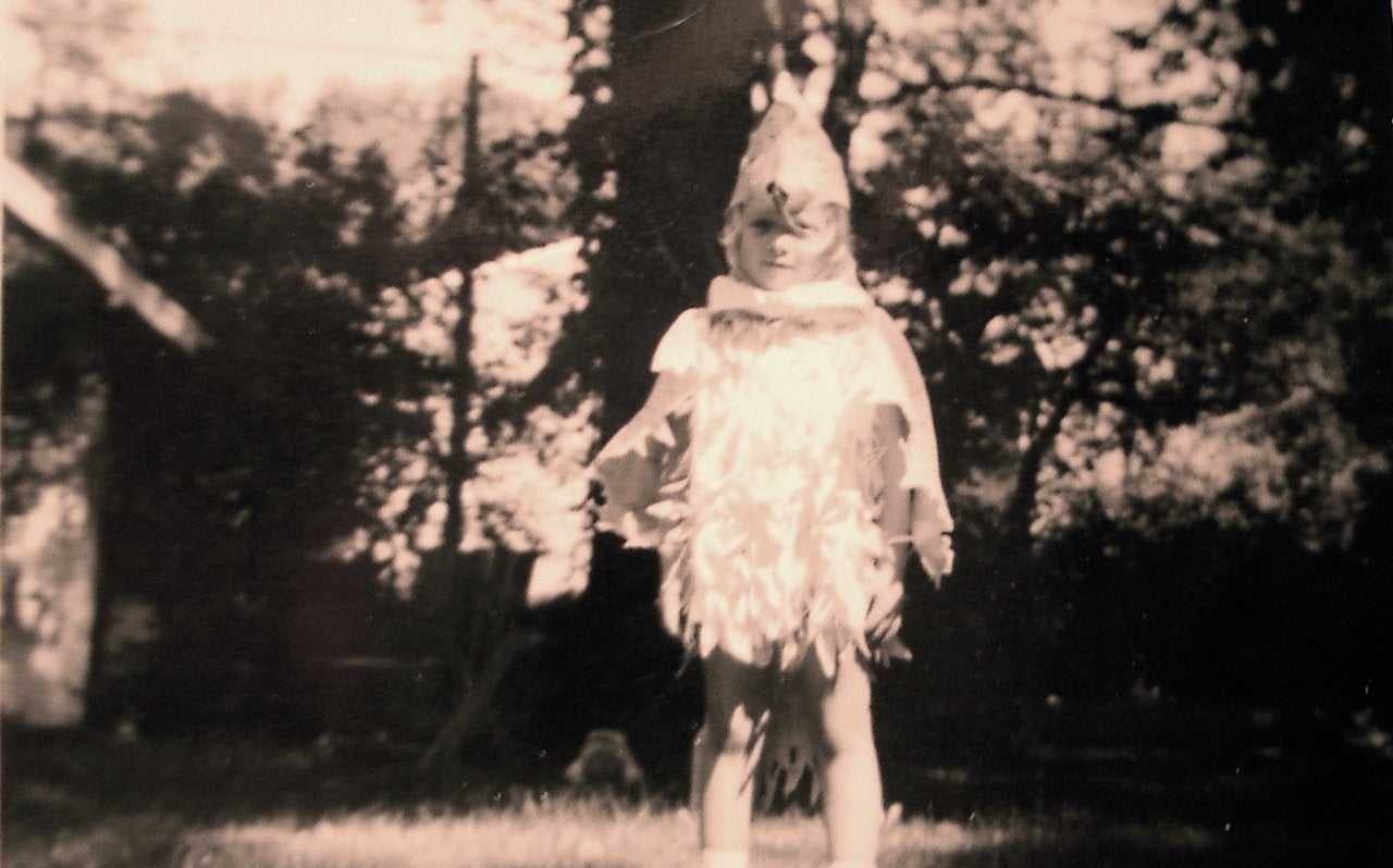 The photo that shaped me: Lucy Ellmann on her childhood bird costume