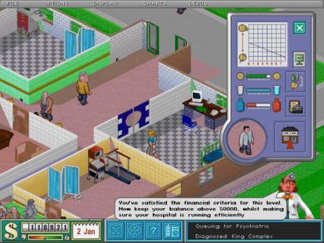 Theme Hospital: how a game inspired by NHS managers turned into an epidemic success
