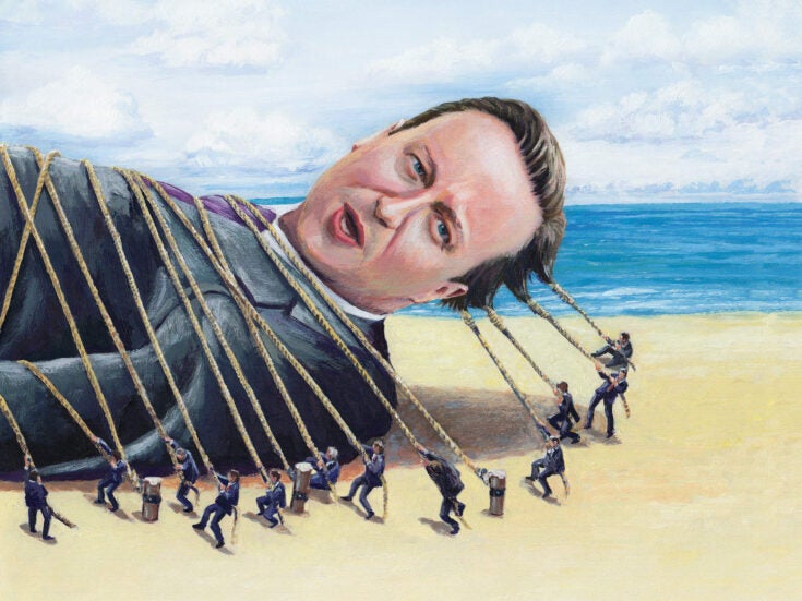 Captured Cameron: how David Cameron is tied down by his own party