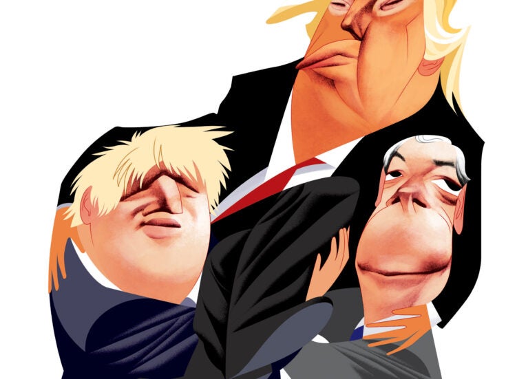 What Boris Johnson and Nigel Farage have learned from the Trump playbook