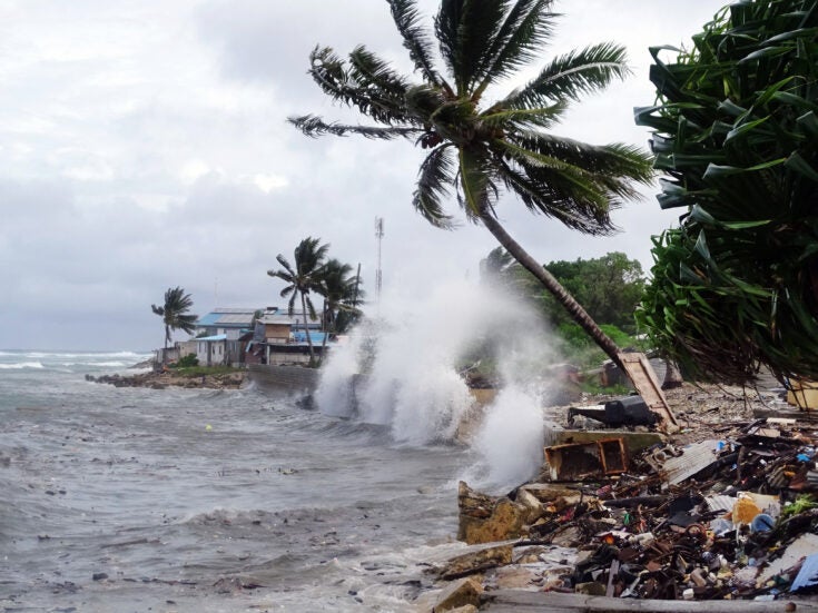 For sinking Pacific islands, $100bn by 2023 will be too little, too late