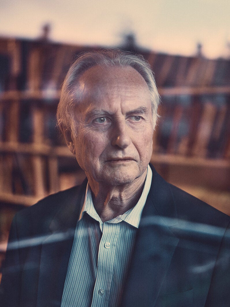 Richard Dawkins, photographed at his home in Oxford for the New Statesman b...