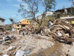 Hurricane Maria struck the Caribbean island of Dominica in 2017