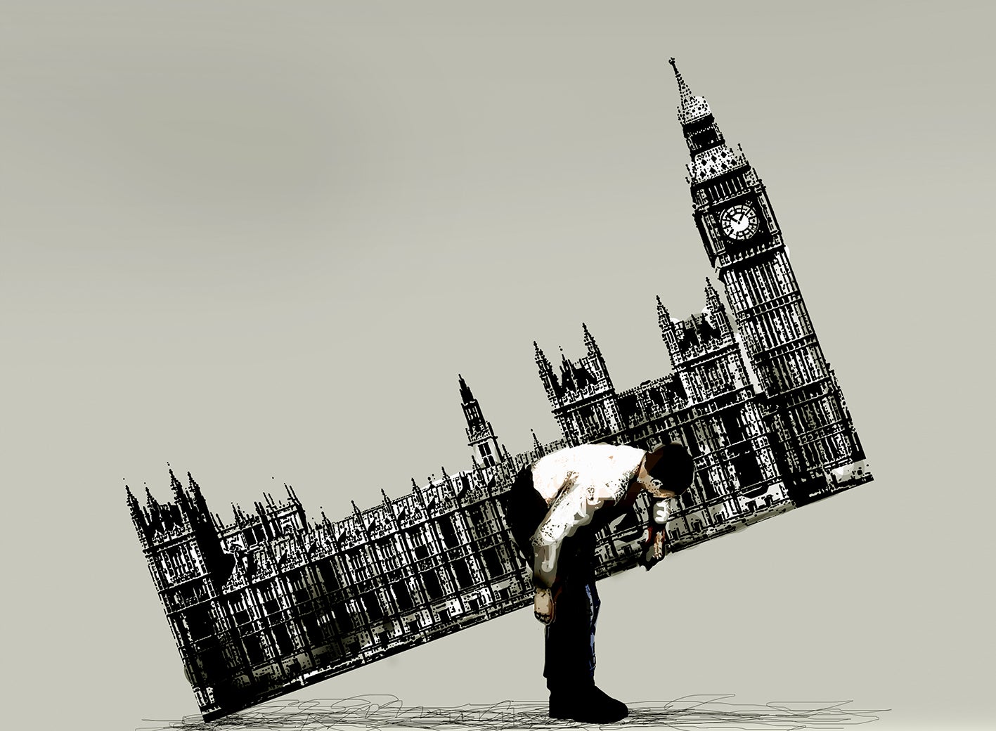 The Palace of Westminster is falling down, just like our political system
