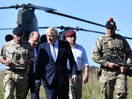 Johnson under pressure to keep defence spending manifesto promise