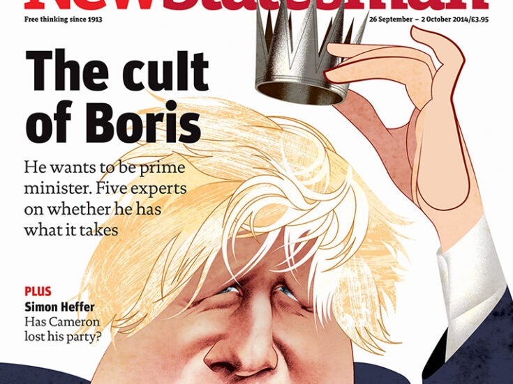 The art of drawing Boris Johnson for the New Statesman