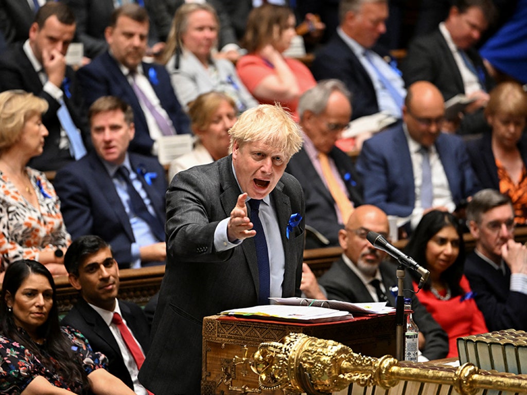PMQs today: Boris Johnson is clinging on