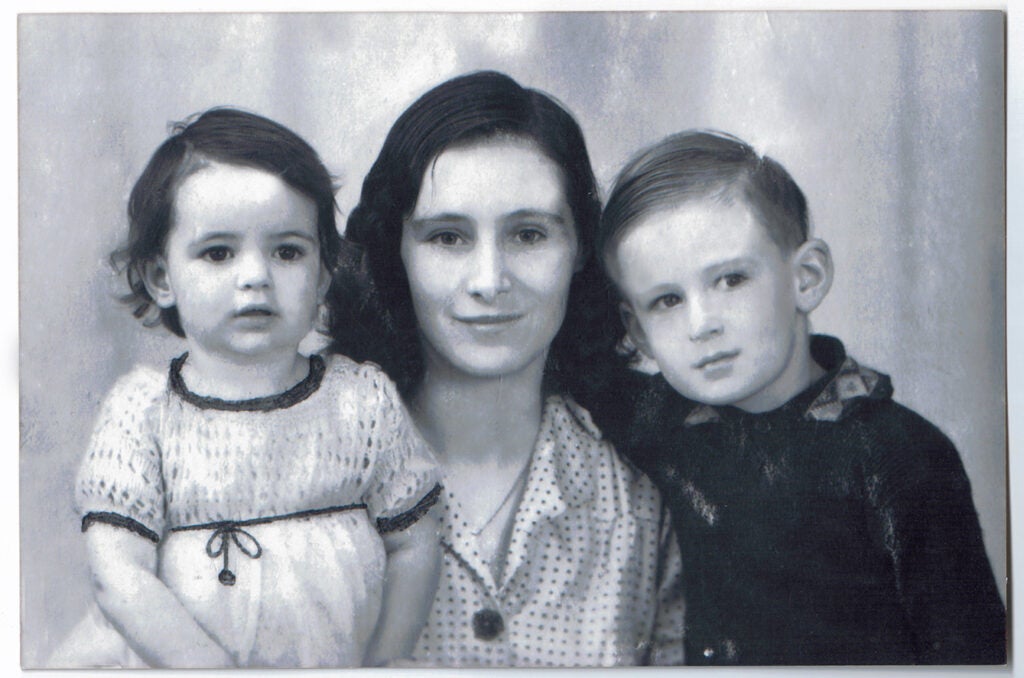 “A very poised young woman”: McEwan’s mother, photographed in 1940 with her first two children. Photo courtesy of Ian McEwan