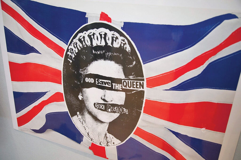 Original Sex Pistols 'God Save the Queen' print