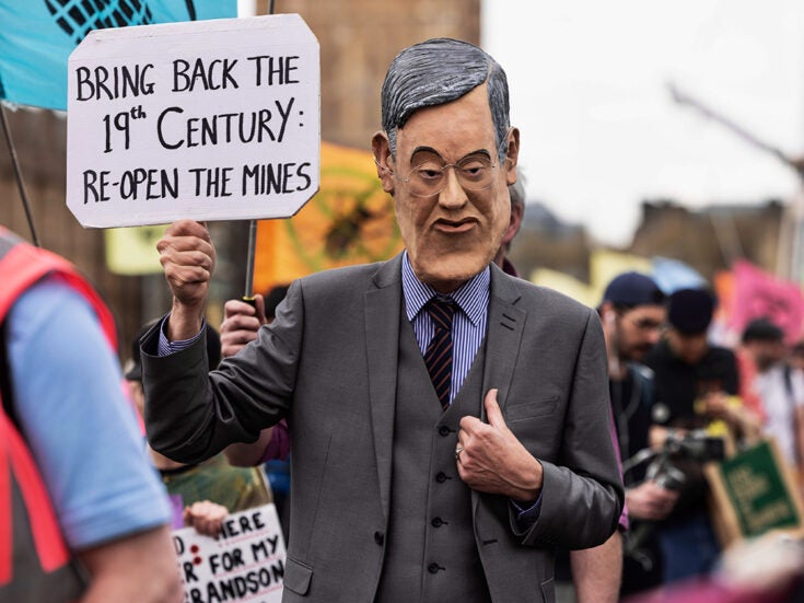Five reasons Jacob Rees-Mogg is unfit to tackle the climate emergency