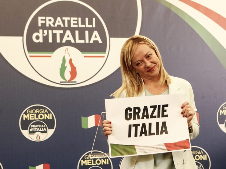 Photo of Giorgia Meloni’s post-fascist party triumphs in Italy’s election 
