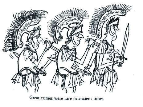 How Ronald Searle drew the Romans