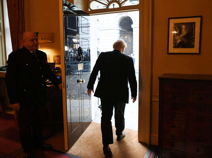 Boris Johnson is once again shown the door