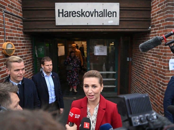 Mette Frederiksen's centre-left bloc wins a slim majority in Denmark elections