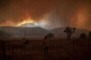 A 2021 wildfire in Canberra, Australia