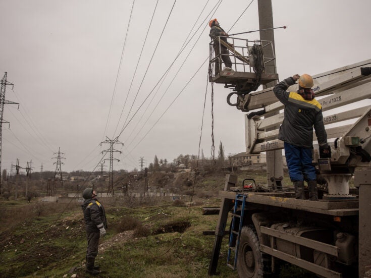 Ukraine's energy grid is teetering on the brink of collapse