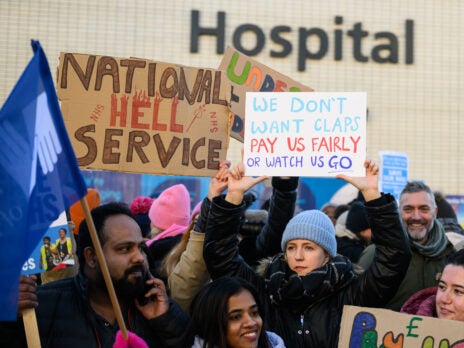 How can the NHS strikes be resolved?