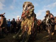 'Old Crockern' visits a wild camping protest at Dartmoor National Park
