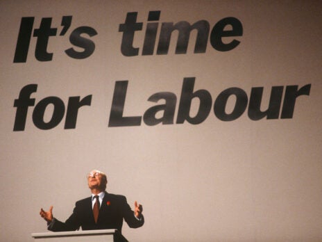 To ward off election hubris, Labour raises the spectre of Neil Kinnock in 1992