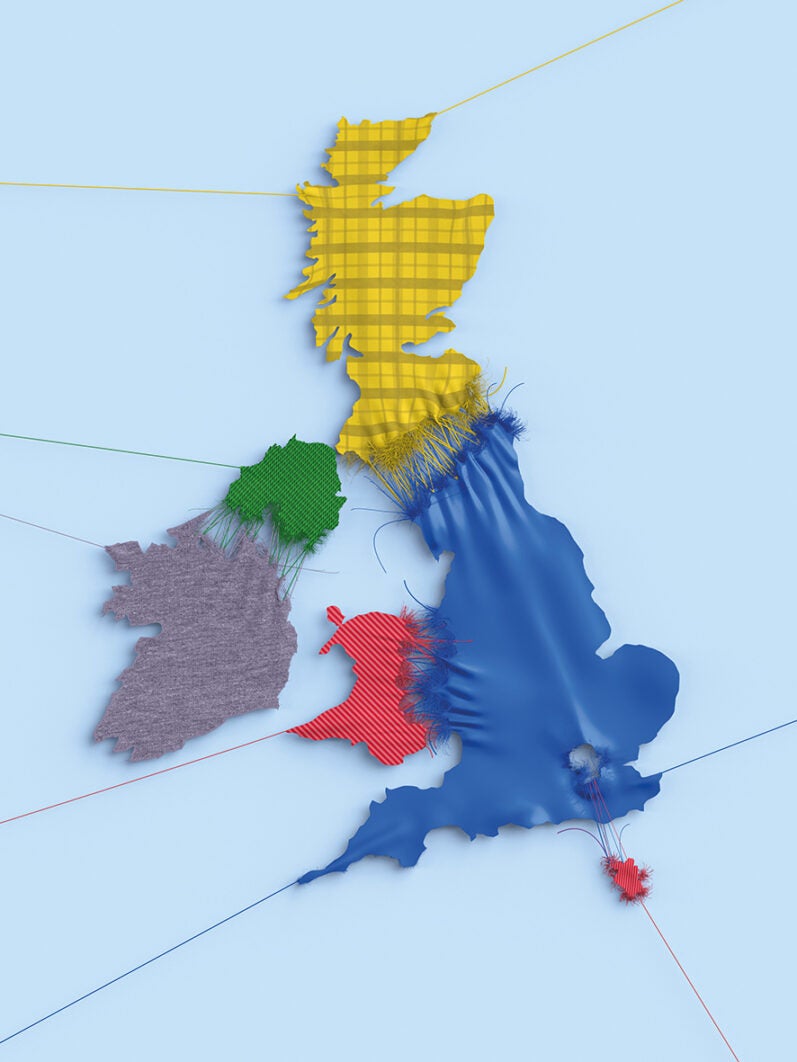 Patchwork of the British Union