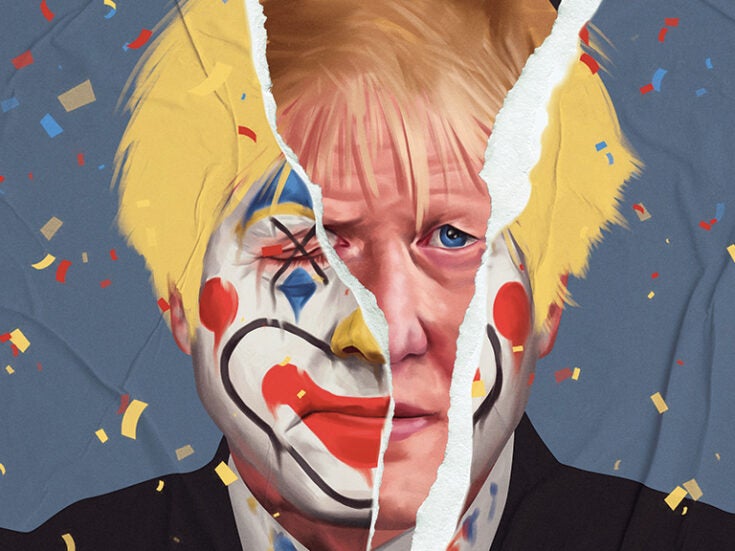 Photo of Boris Johnson the clown’s first encore