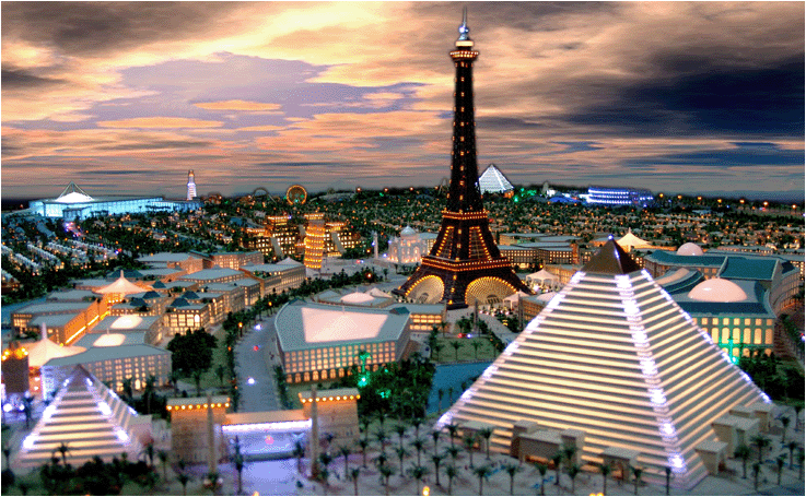 An artist's impression of Falconcity of Wonders. Photo: Daily Mail