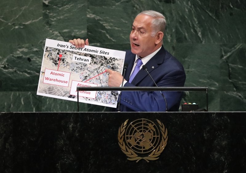Netanyahu addresses the UN 